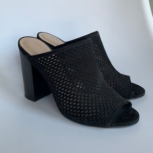 ALDO Thiasa Black Block Mules/Clogs Size 6.5
